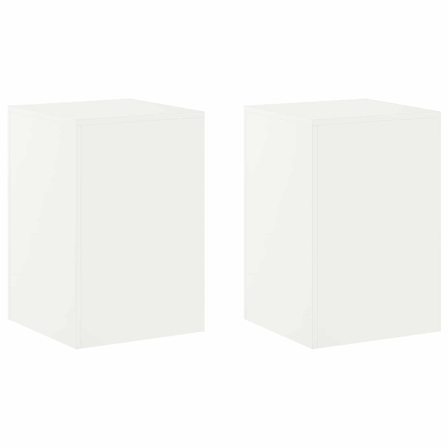 Planteholder 2 pcs Hvid 40 x 40 x 60 cm Stål