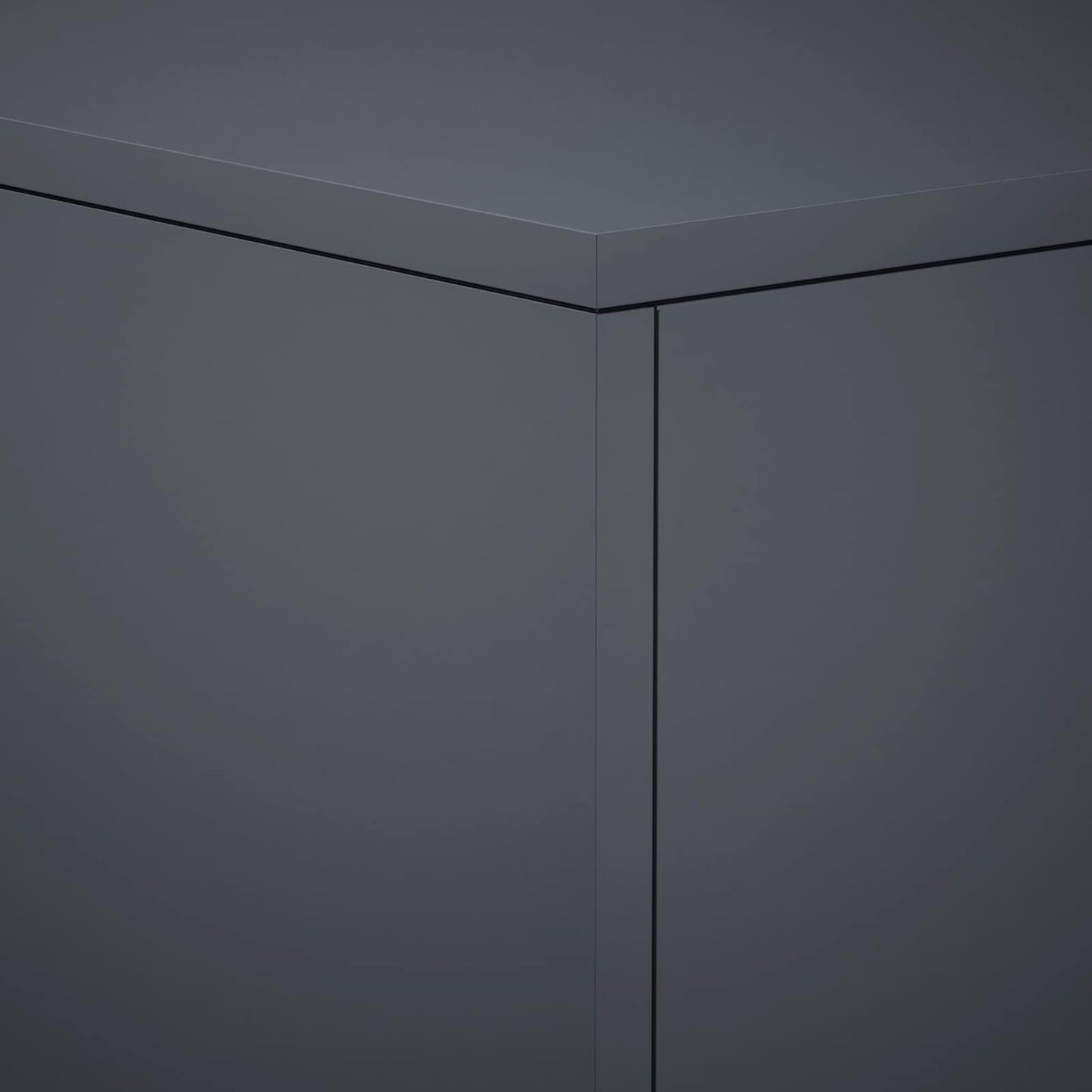 Planteholder Antracit 40 x 40 x 60 cm Rustfrit stål
