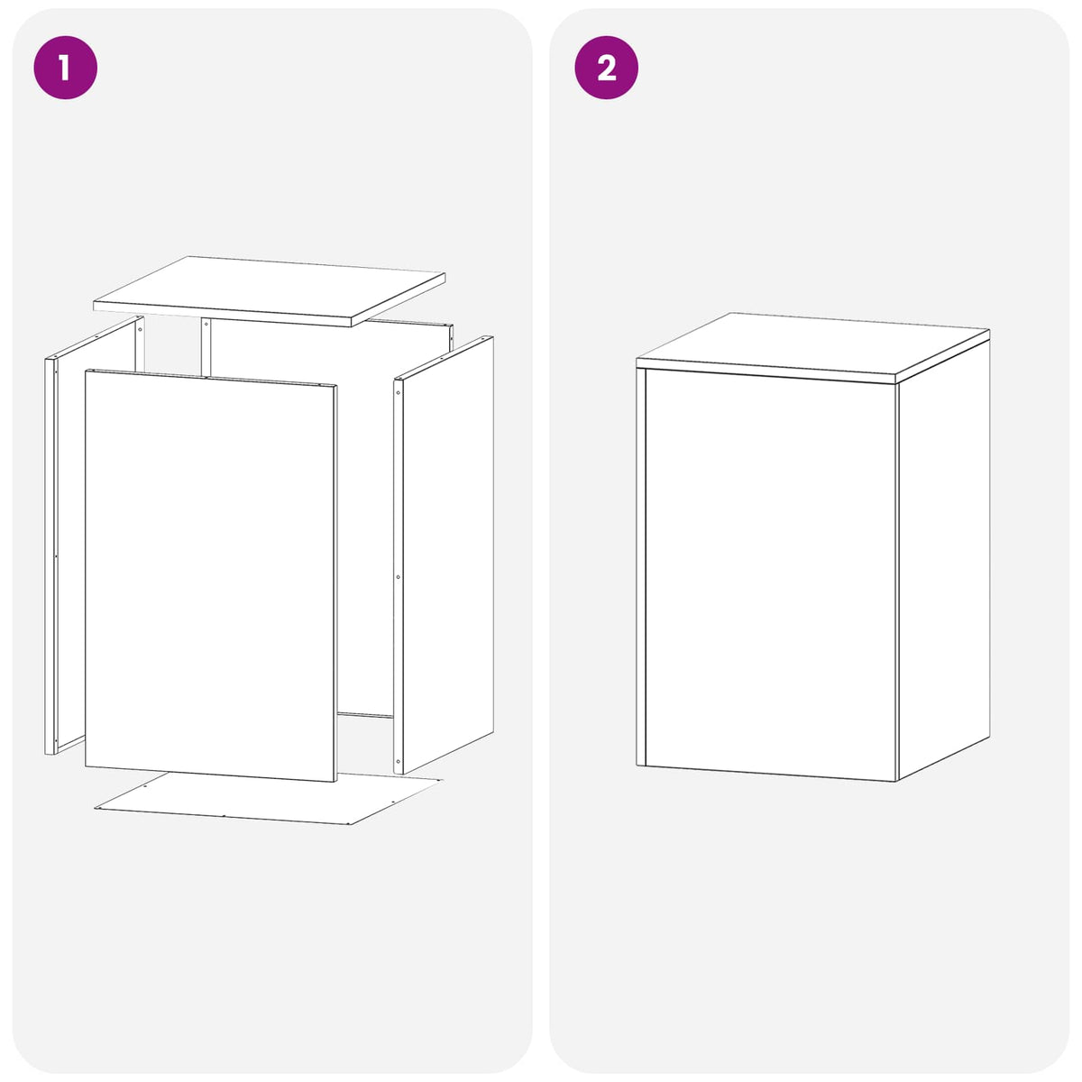 Planteholder 2 pcs Antracit 40 x 40 x 60 cm Galvaniseret stål