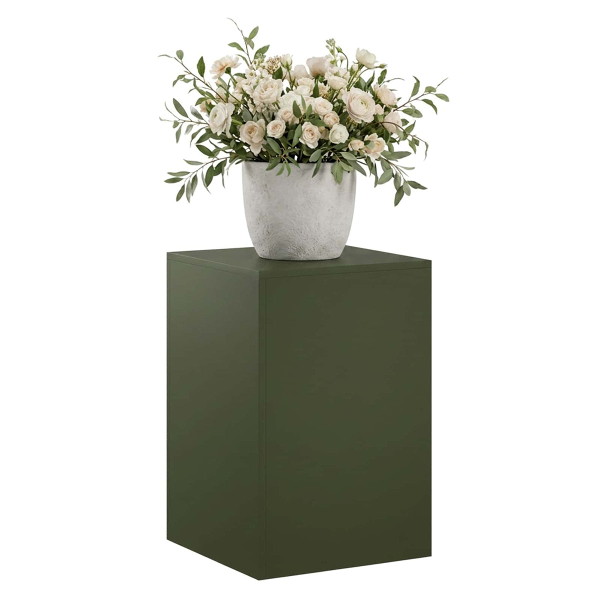 Planteholder Olivengrøn 40 x 40 x 60 cm Cortenstål