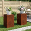 Planteholder 2 pcs Rusten 40 x 40 x 60 cm Cortenstål