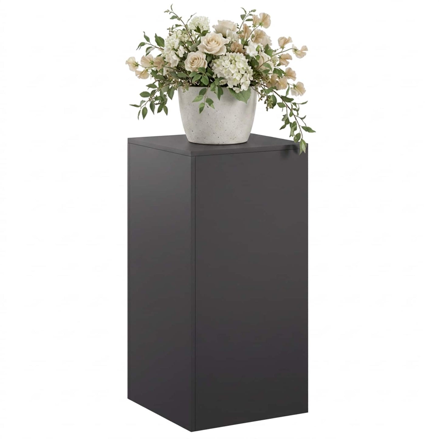 Planteholder Sort 40 x 40 x 80 cm Stål