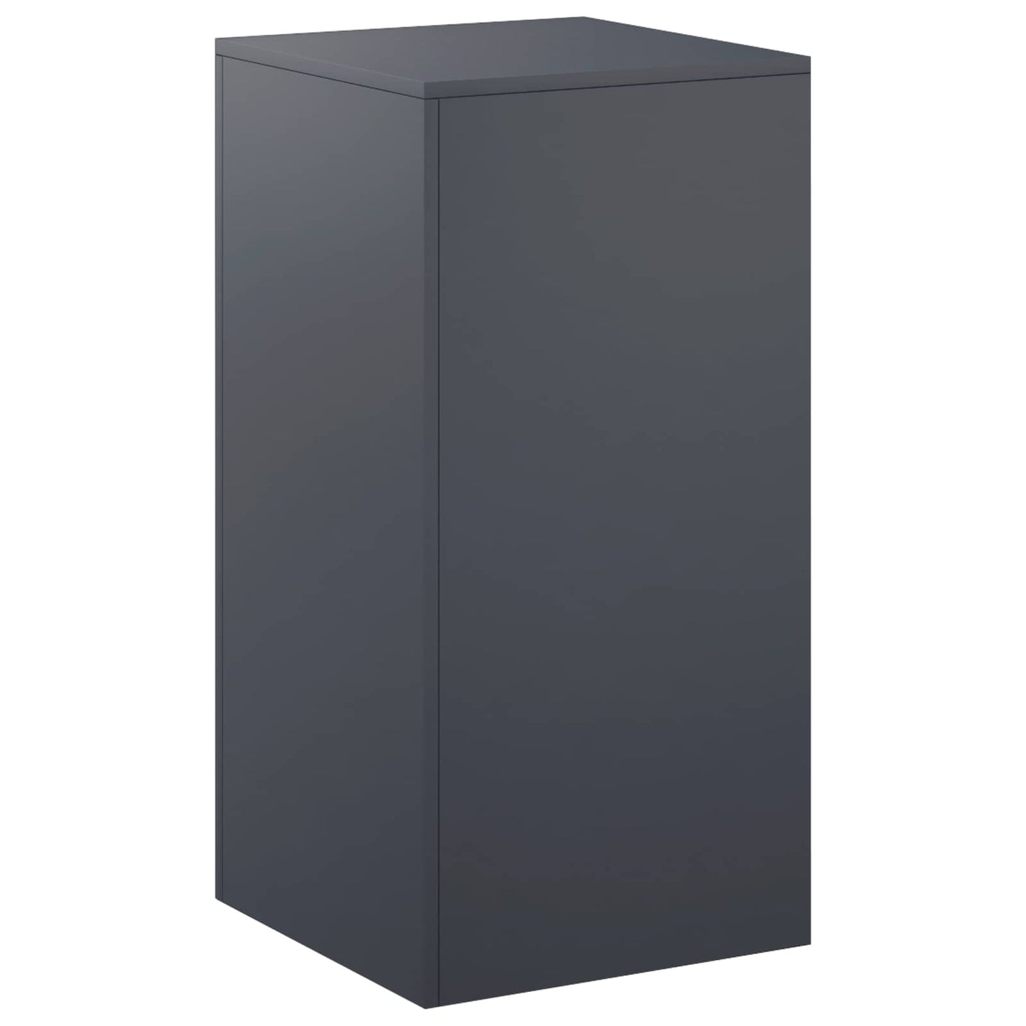 Planteholder Antracit 40 x 40 x 80 cm Rustfrit stål
