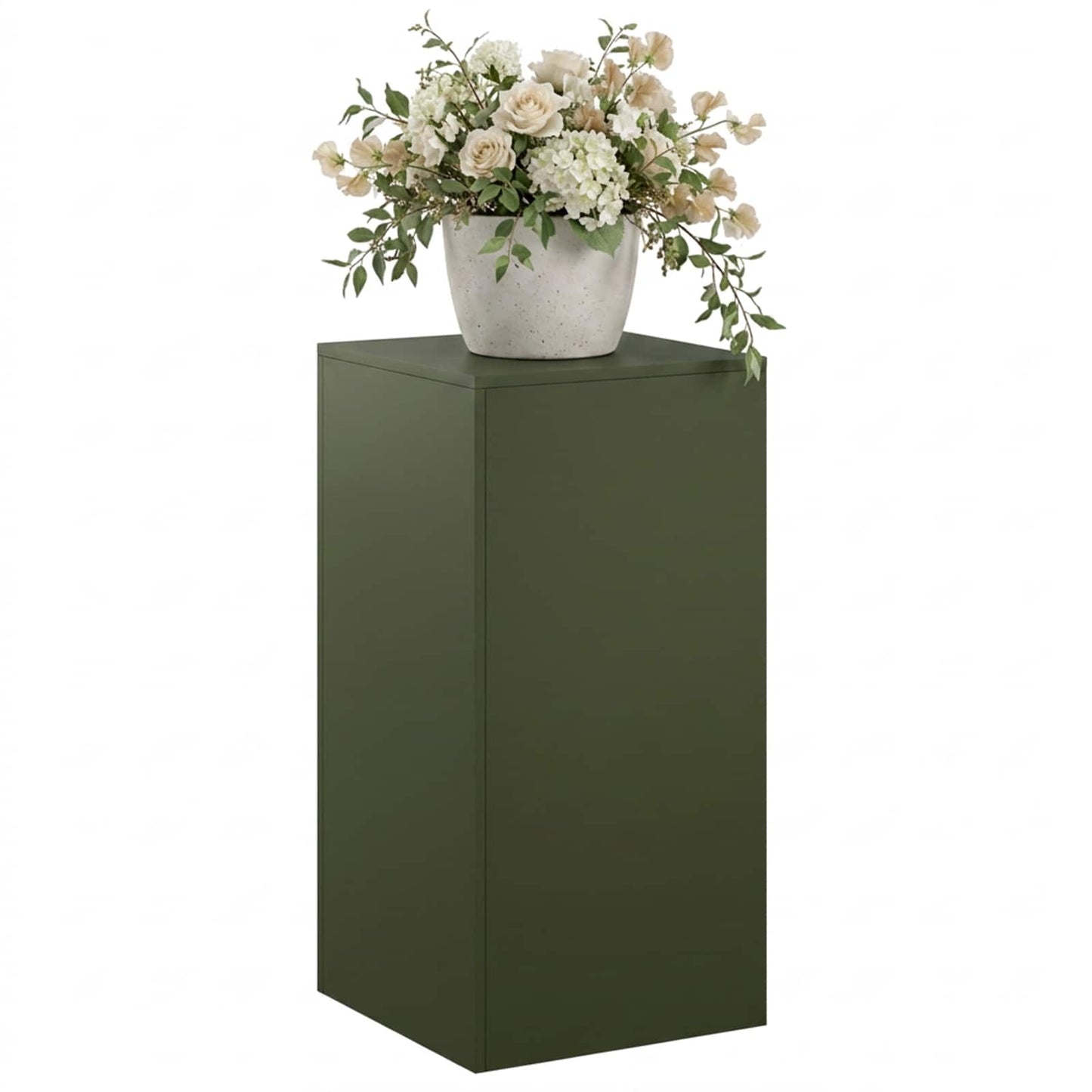 Planteholder Olivengrøn 40 x 40 x 80 cm Cortenstål