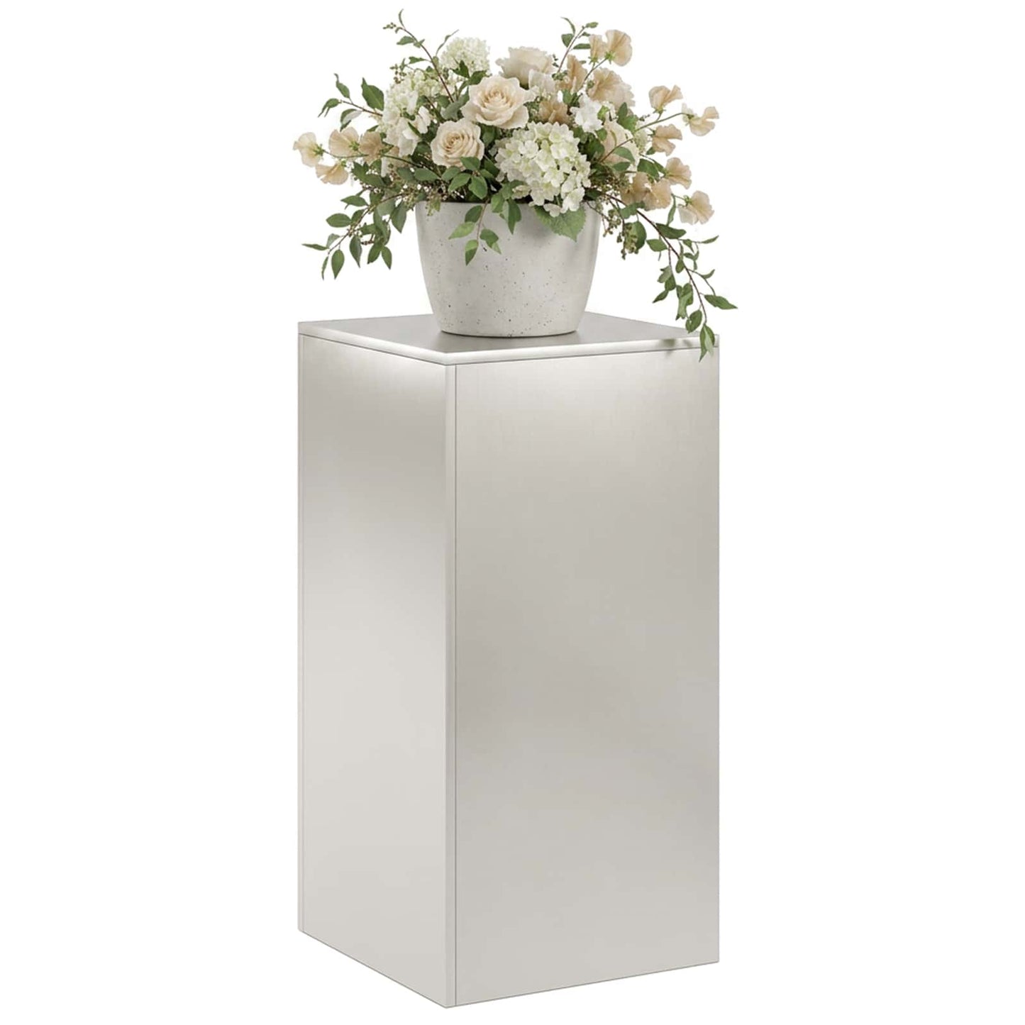 Planteholder Sølv 40 x 40 x 80 cm Stål