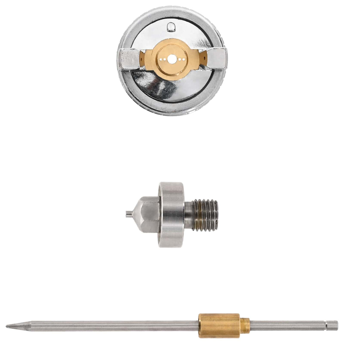 HVLP spraypistol dyse 0,8 mm Dyse Sølv Rustfrit stål