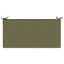 Sædehynde SOEST 100% polyester Olivengrøn 120 x 80 x 15 cm