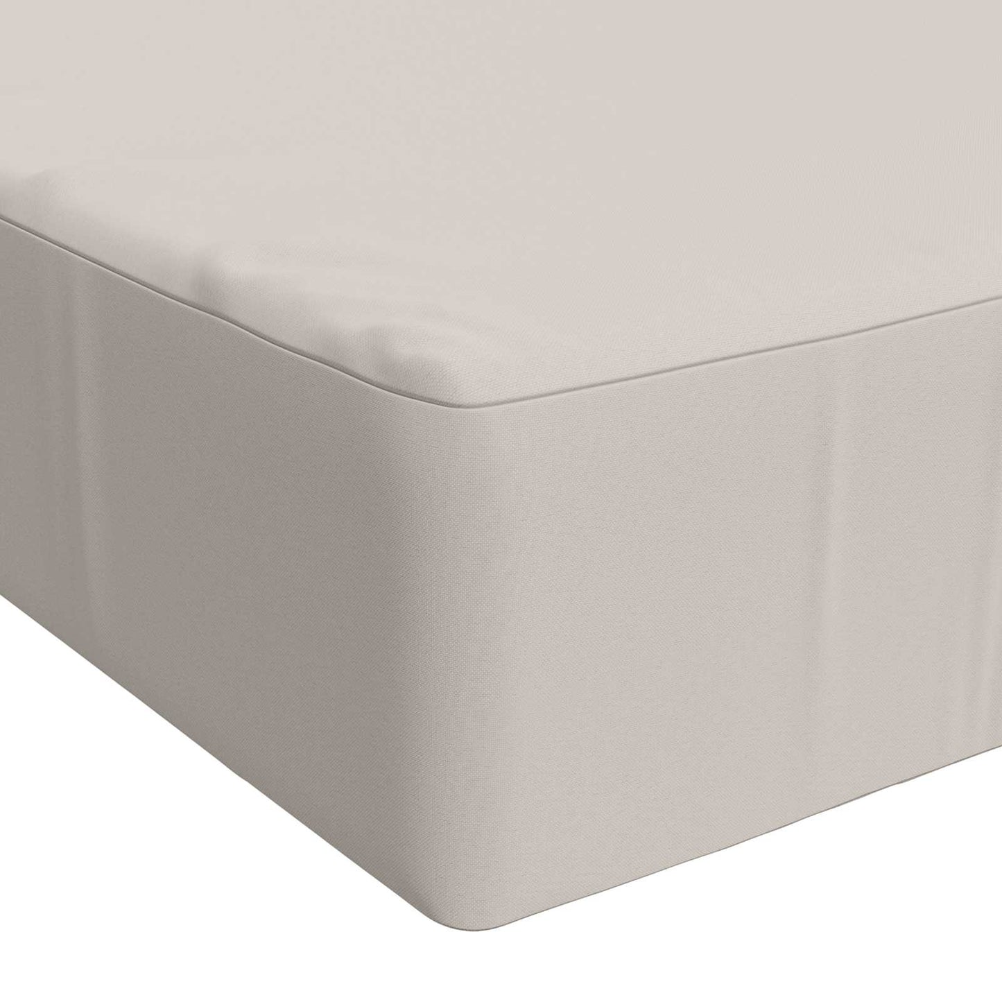 Sædehynde SOEST 100% polyester Hvid 120 x 80 x 15 cm
