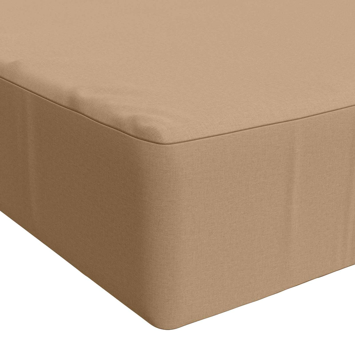 Sædehynde SOEST 100% polyester Sandfarvet 120 x 80 x 15 cm