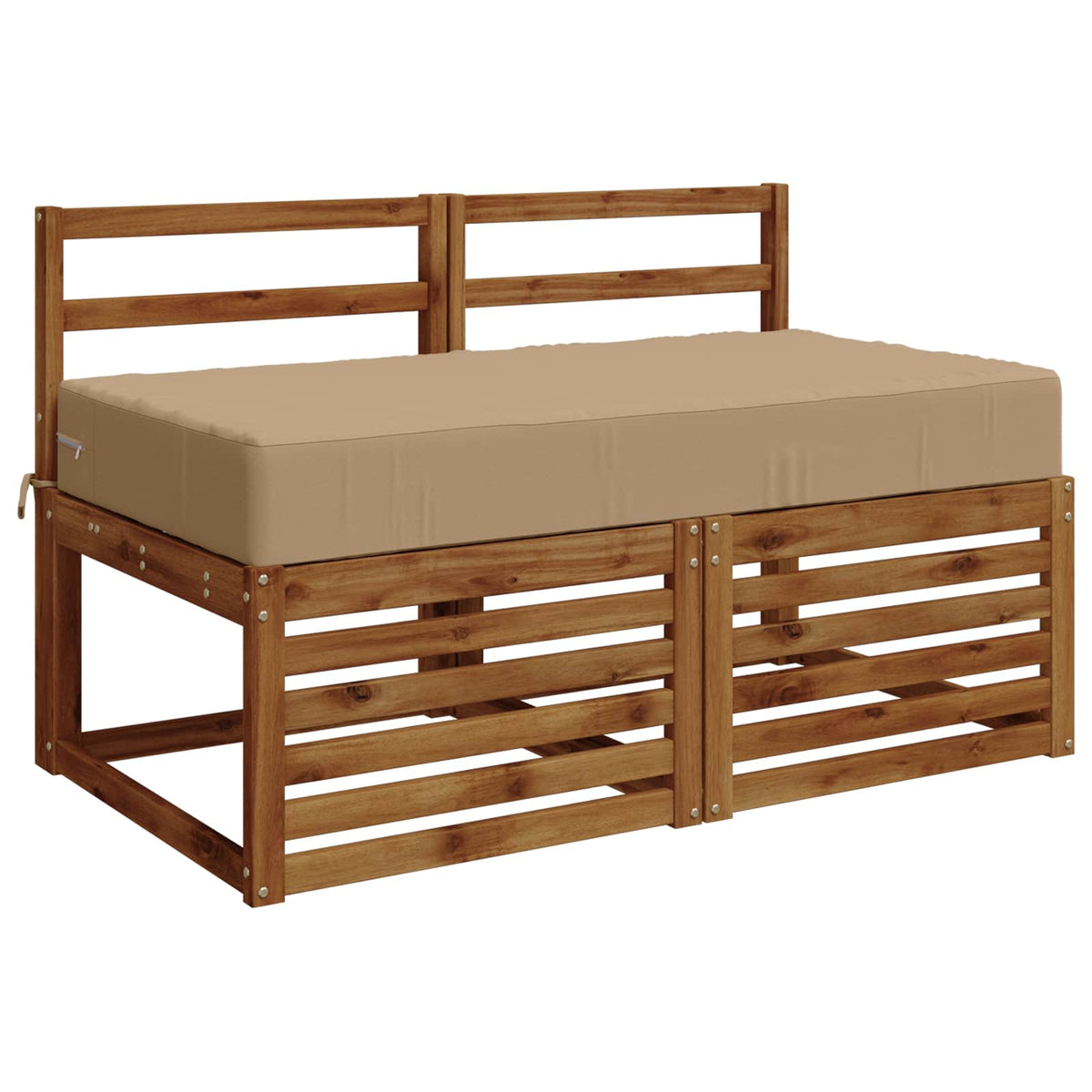Sædehynde SOEST 100% polyester Sandfarvet 120 x 80 x 15 cm