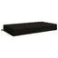 Sædehynde SOEST 100% polyester Sort 120 x 80 x 15 cm