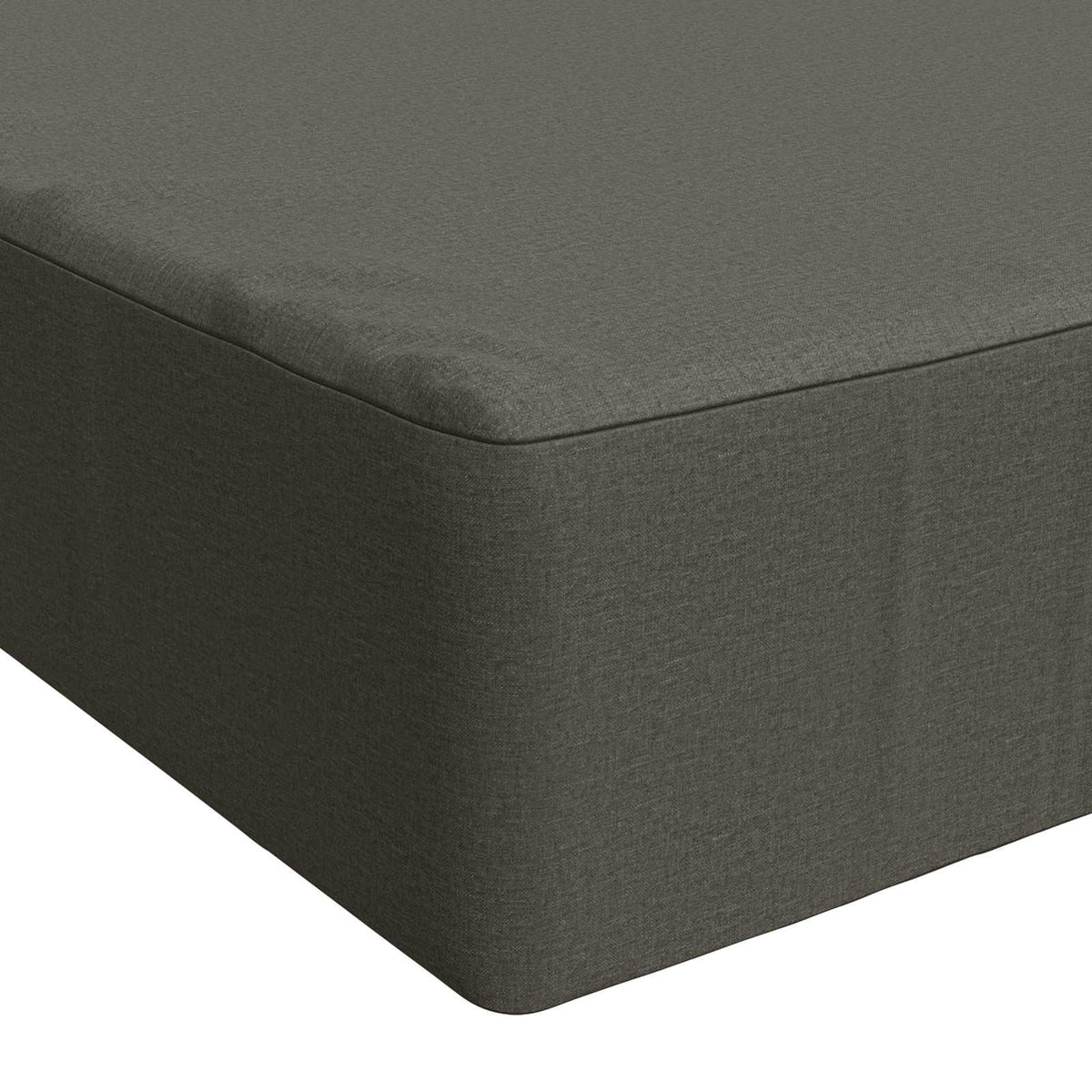 Sædehynde SOEST 100% polyester Grå 120 x 80 x 15 cm
