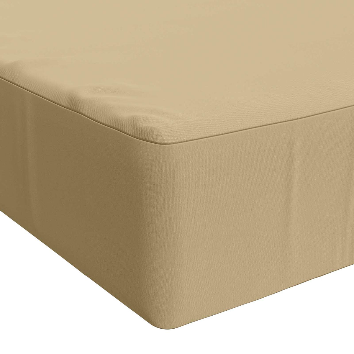 Sædehynde SOEST 100% polyester Beige 120 x 80 x 15 cm