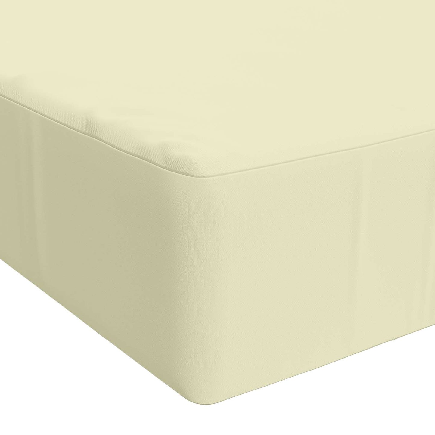 Sædehynde SOEST 100% polyester Cremefarvet 120 x 80 x 15 cm