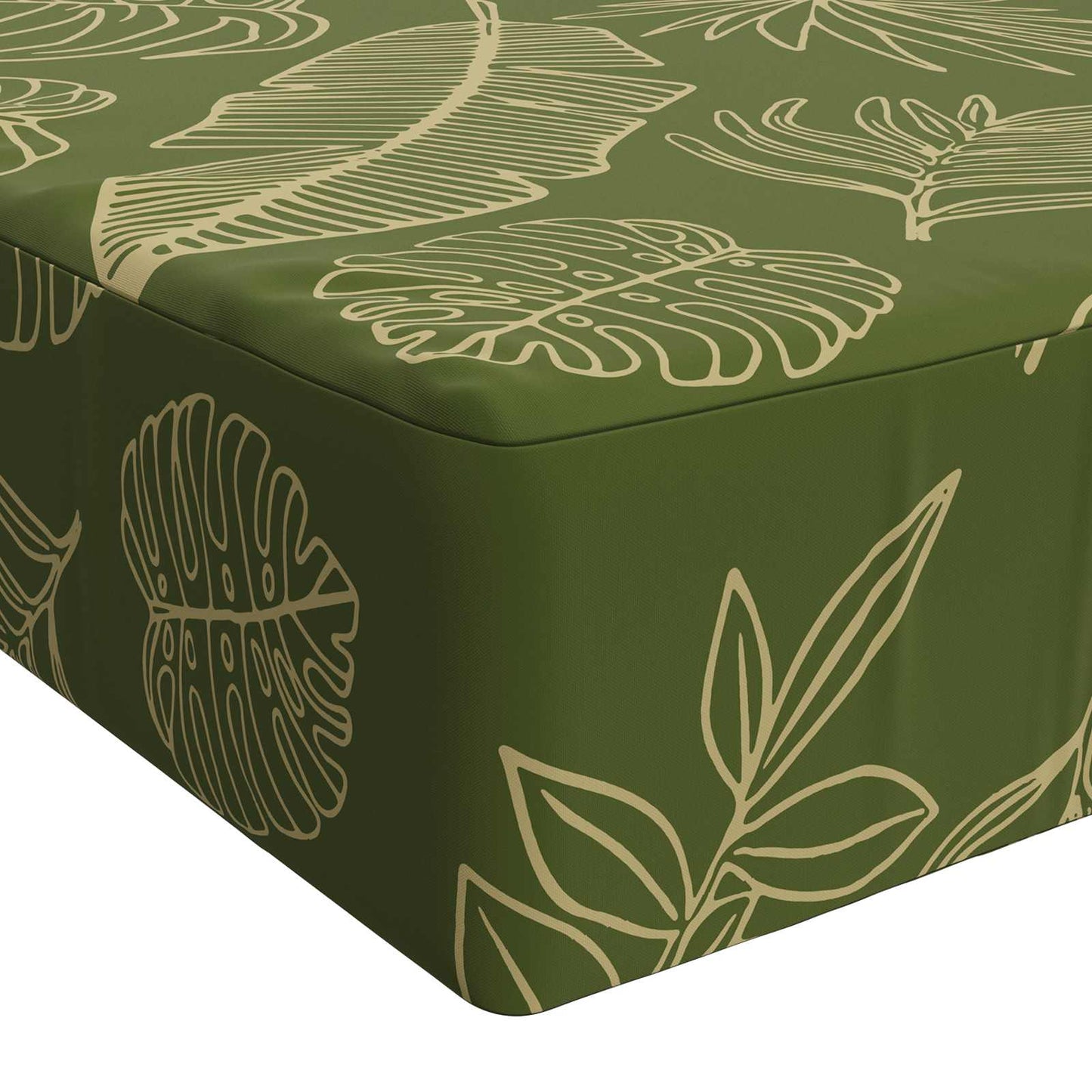 Sædehynde SOEST 100% polyester Bladdesign 120 x 80 x 15 cm