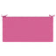 Sædehynde SOEST 100% polyester Lyserød 120 x 80 x 15 cm