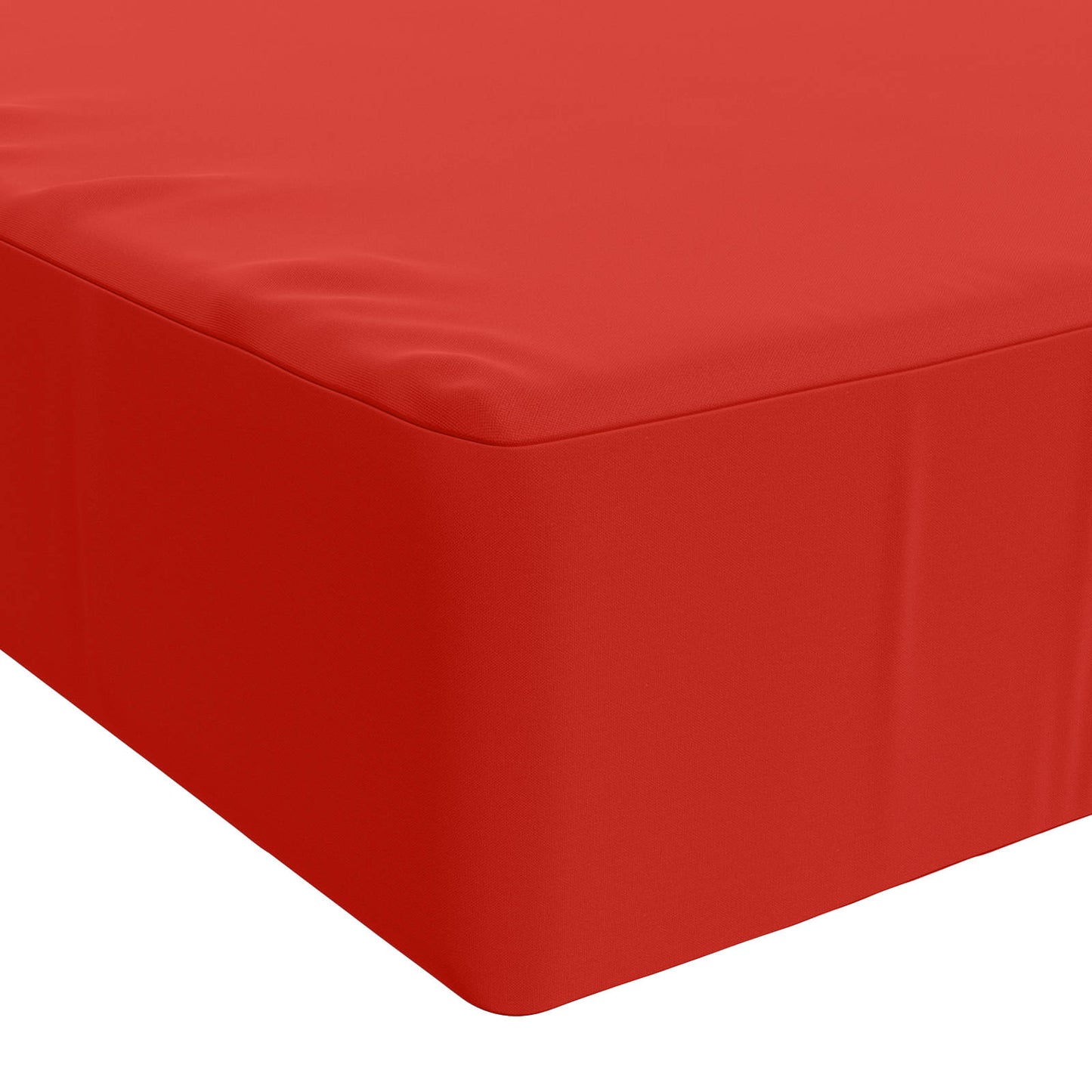 Sædehynde SOEST 100% polyester Rød 120 x 80 x 15 cm