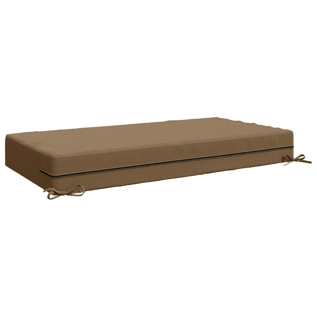 Sædehynde SOEST 100% polyester Gråbrun 120 x 80 x 15 cm