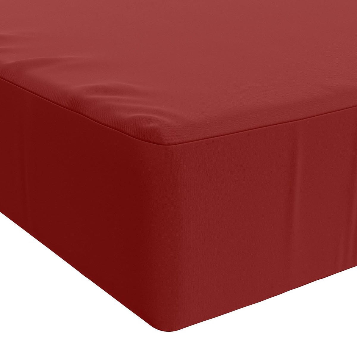 Sædehynde SOEST 100% polyester Vinrød 120 x 80 x 15 cm