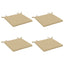 4-Stykke Sædepuder SOEST 4 stk. 100% polyester Beige