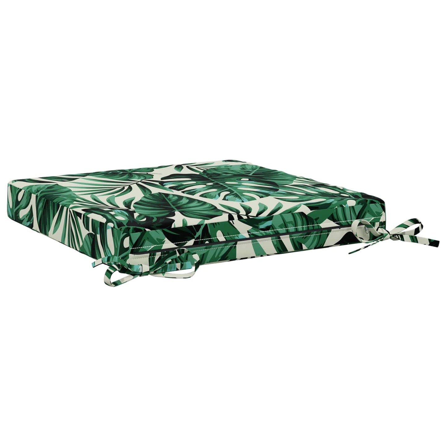 4-Stykke Sædepuder SOEST 4 stk. 100% polyester Bladmønster