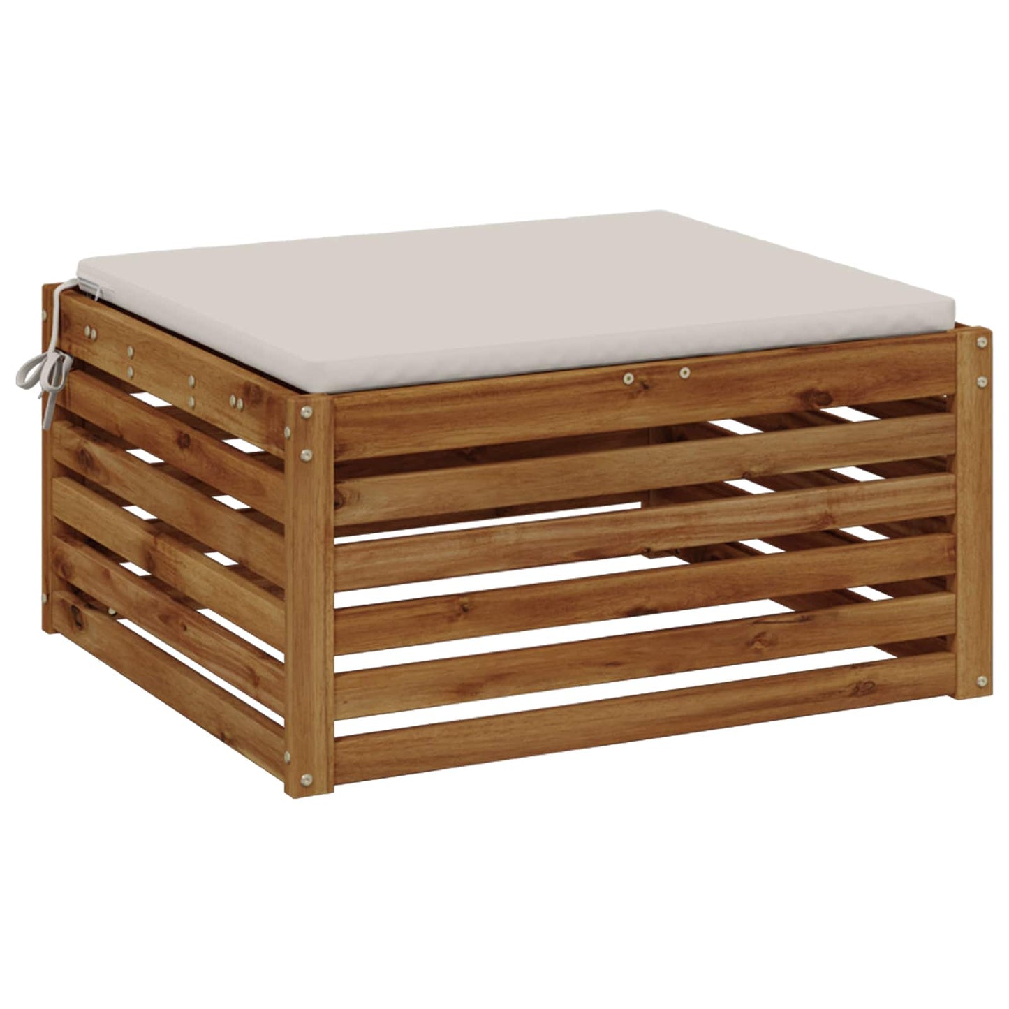 1-Stykke Sædepude SOEST 100% polyester Hvid 60 x 60 x 3 cm