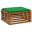 1-Stykke Sædepude SOEST 100% polyester Grøn 60 x 60 x 3 cm