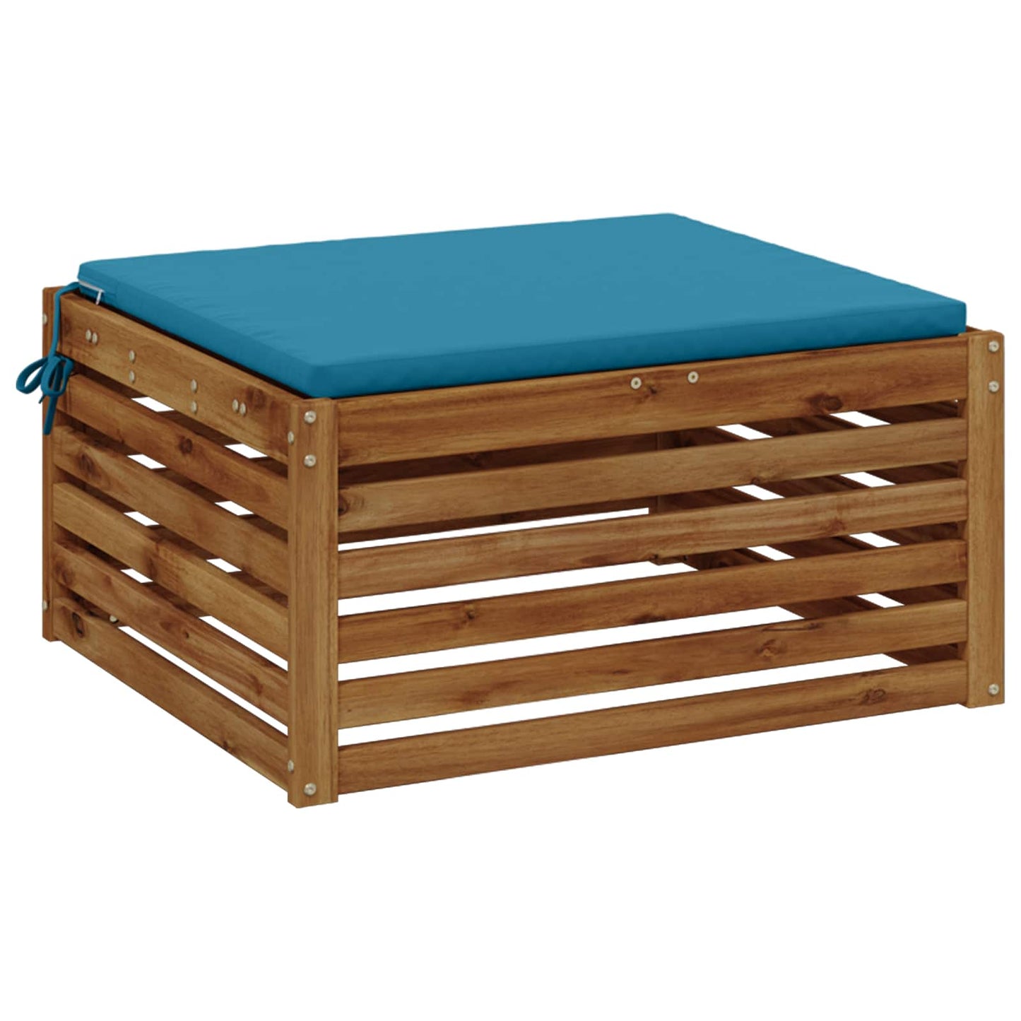 1-Stykke Sædepude SOEST 100% polyester Lyseblå 60 x 60 x 3 cm