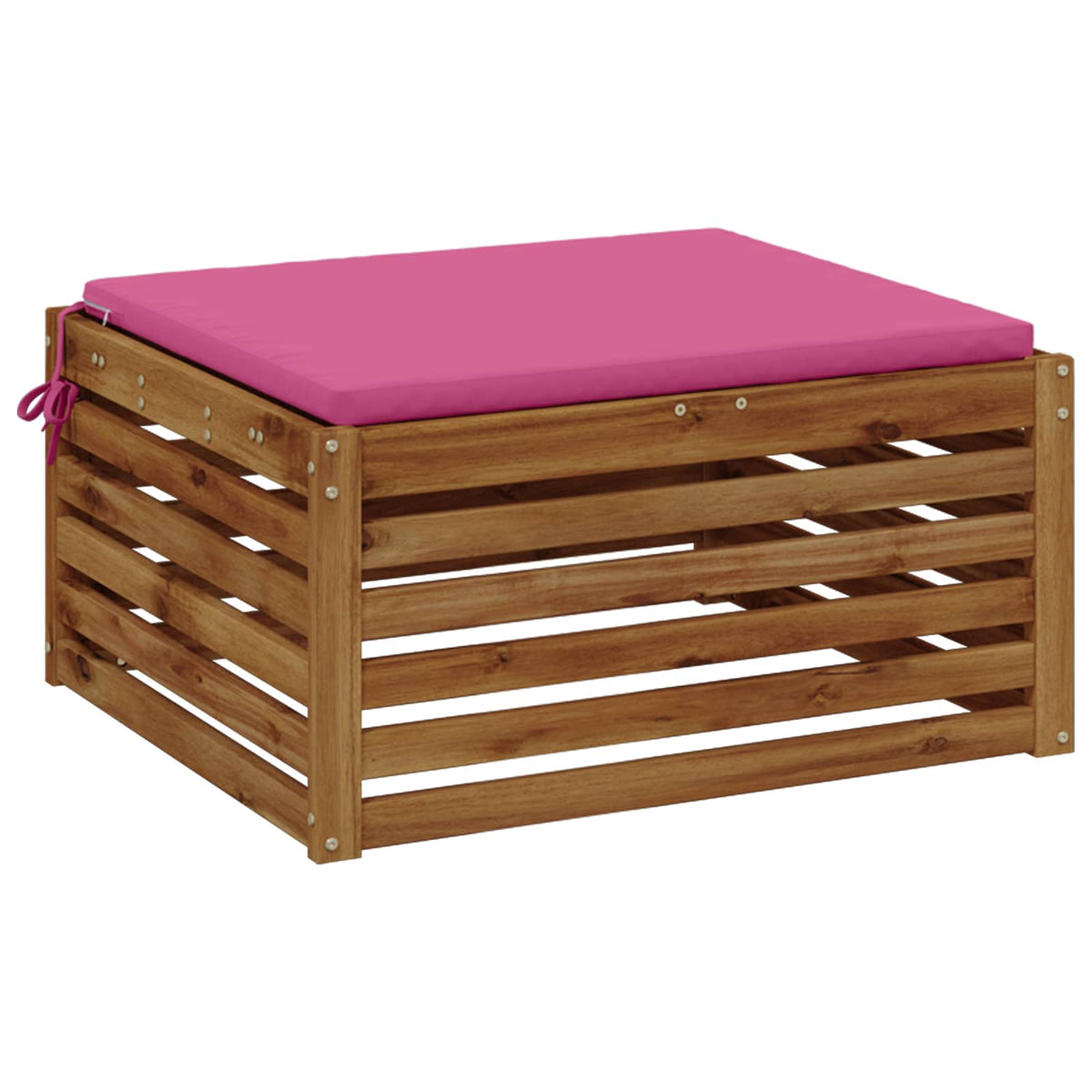 1-Stykke Sædepude SOEST 100% polyester Lyserød 60 x 60 x 3 cm