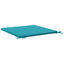 1-Stykke Sædepude SOEST 100% polyester Turkis 60 x 60 x 3 cm