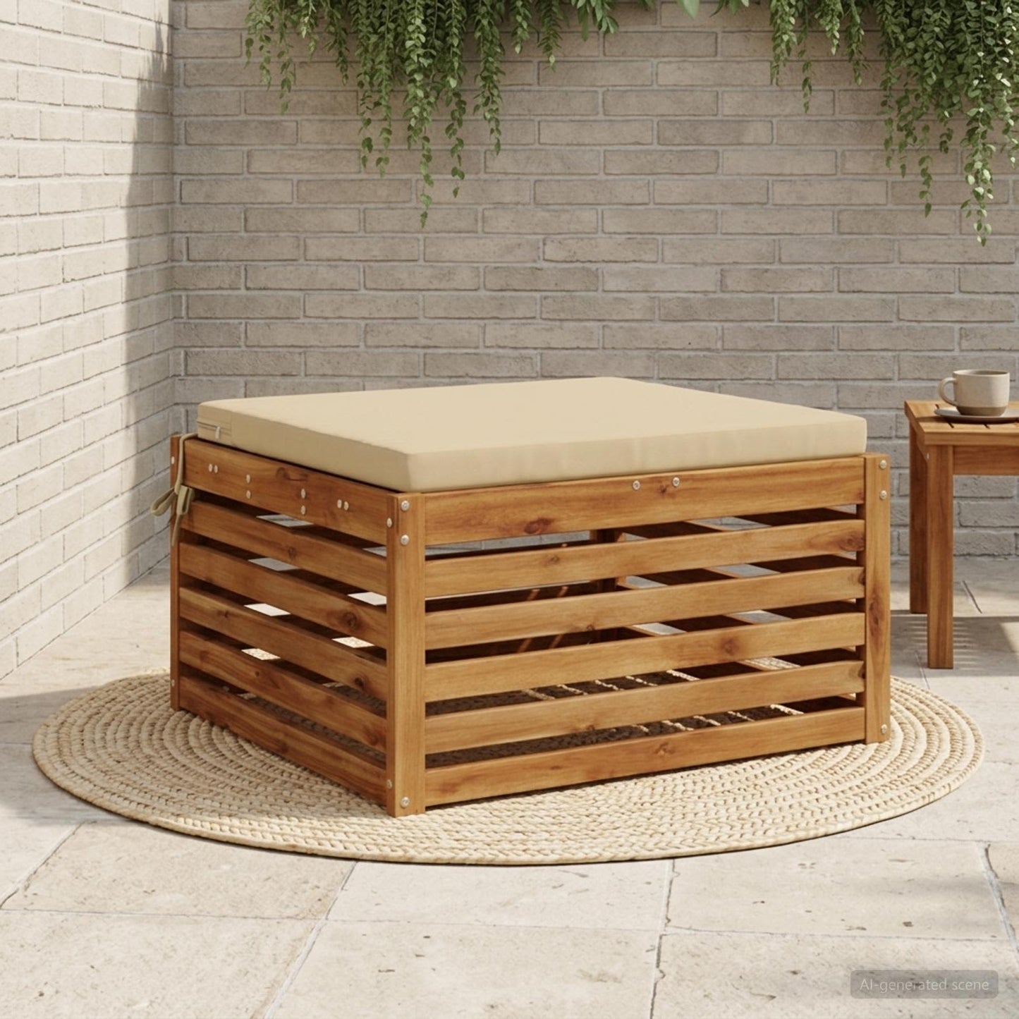 1-Stykke Sædepude SOEST 100% polyester Beige 70 x 70 x 5 cm