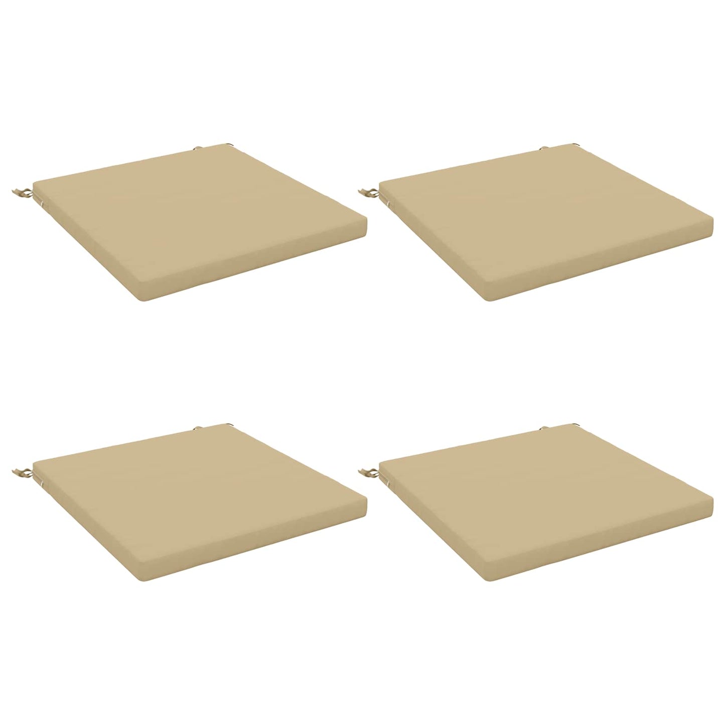 4-Stykke Sædepuder SOEST 4 stk. 100% polyester Beige
