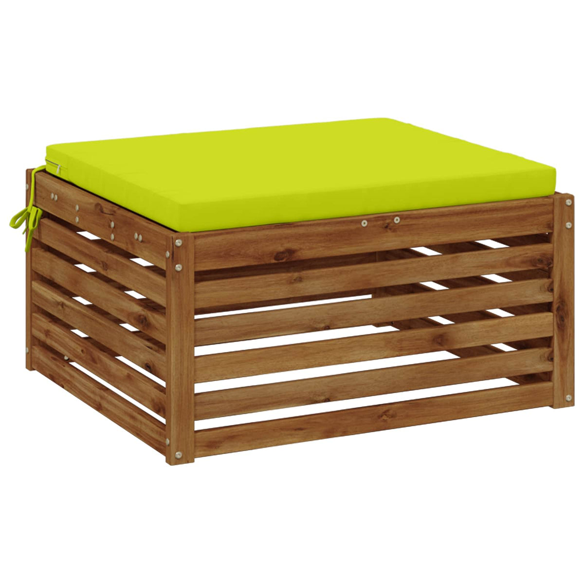 1-Stykke Sædepude SOEST 100% polyester Lys grøn 60 x 60 x 5 cm