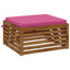 1-Stykke Sædepude SOEST 100% polyester Lyserød 60 x 60 x 5 cm