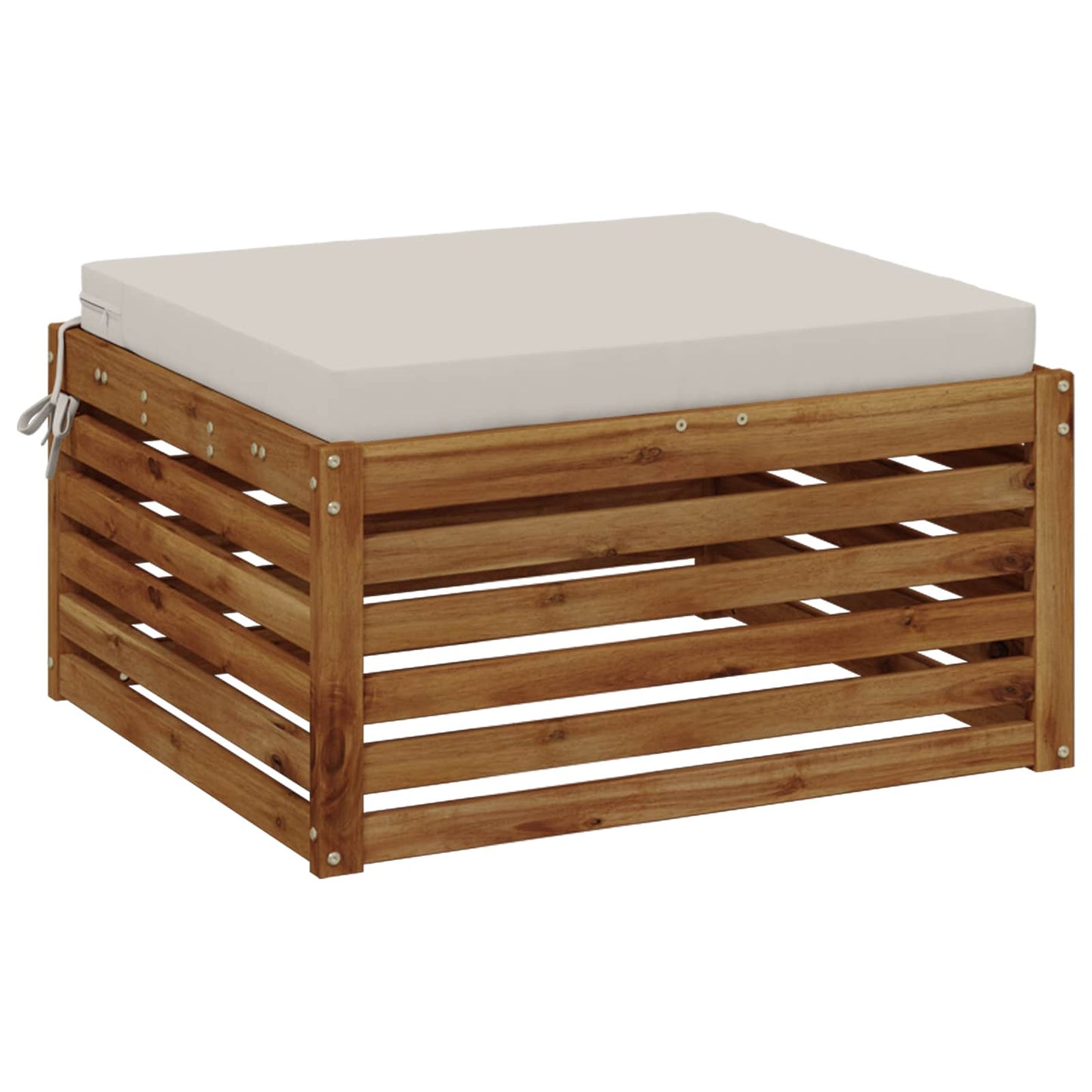 1-Stykke Sædepude SOEST 100% polyester Hvid 60 x 60 x 7 cm