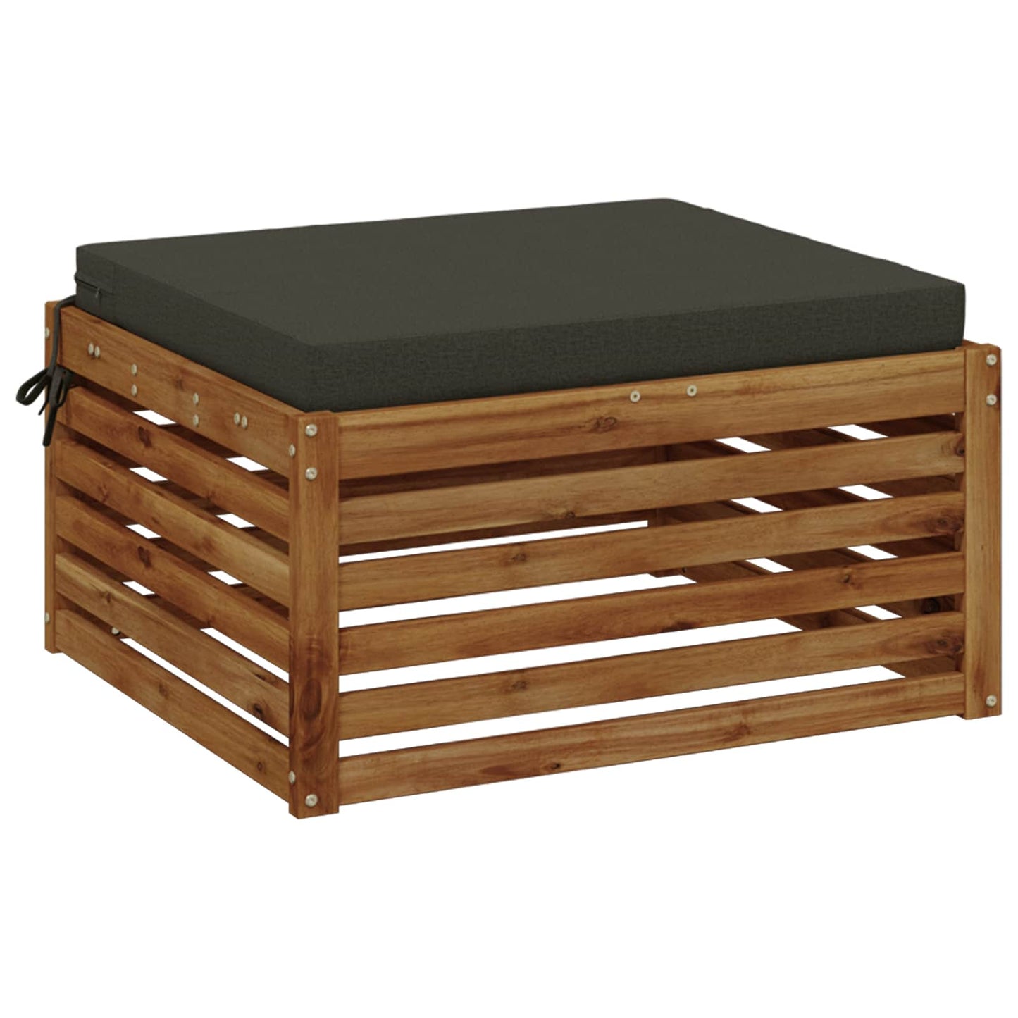 1-Stykke Sædepude SOEST 100% polyester Antracit 60 x 60 x 7 cm