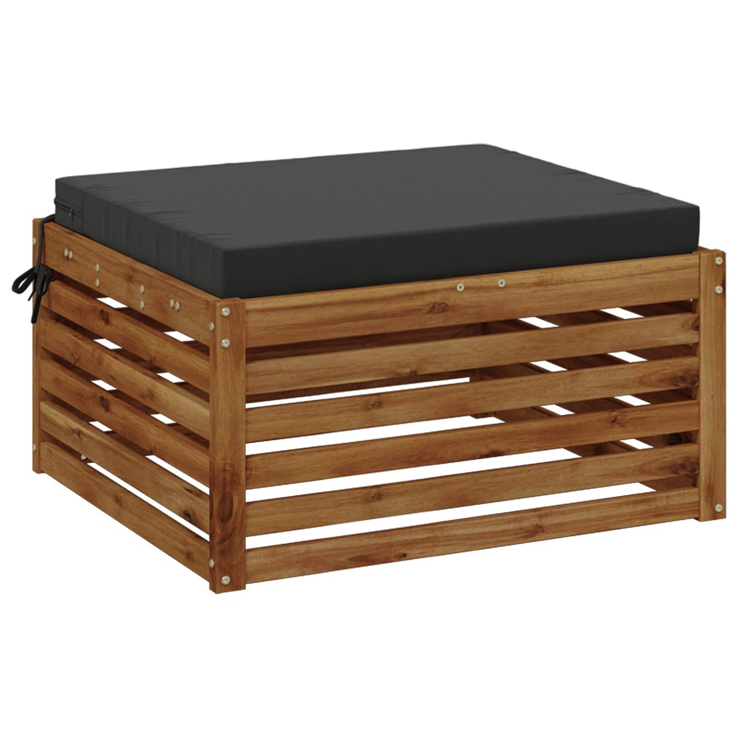 1-Stykke Sædepude SOEST 100% polyester Antracit 60 x 60 x 7 cm