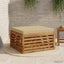 1-Stykke Sædepude SOEST 100% polyester Beige 60 x 60 x 7 cm