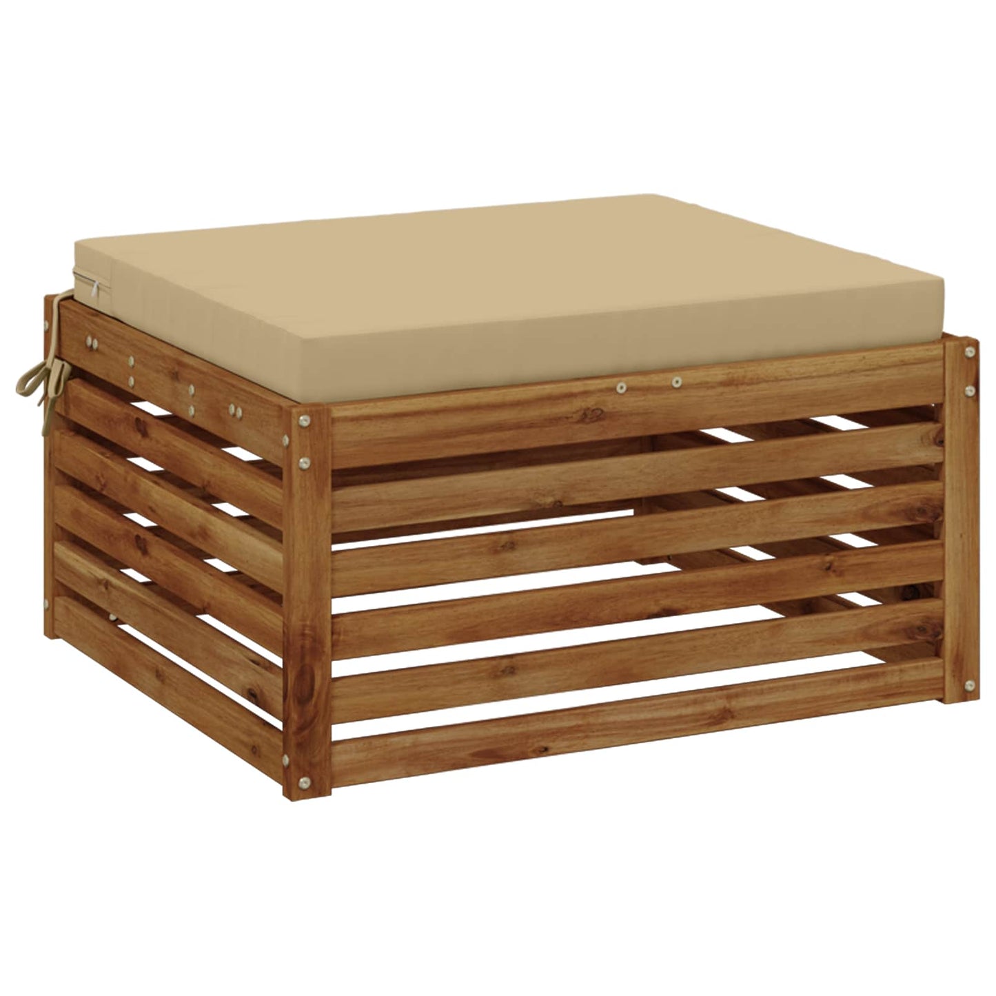 1-Stykke Sædepude SOEST 100% polyester Beige 60 x 60 x 7 cm