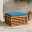 1-Stykke Sædepude SOEST 100% polyester Lyseblå 70 x 70 x 7 cm