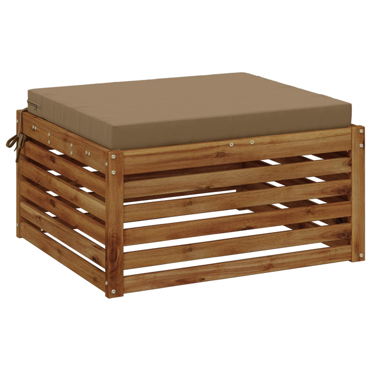 1-Stykke Sædepude SOEST 100% polyester Gråbrun 60 x 60 x 7 cm