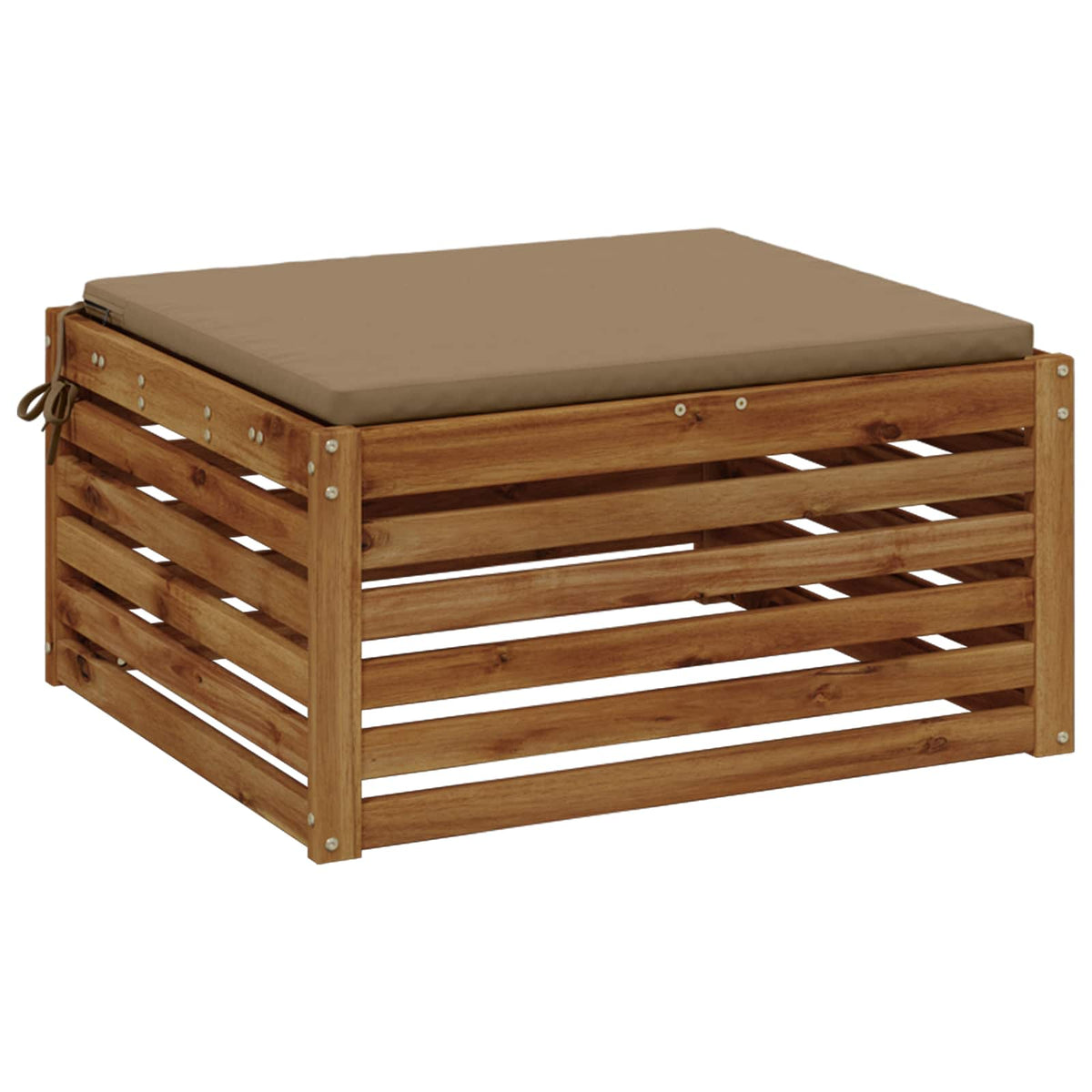 1-Stykke Sædepude SOEST 100% polyester Gråbrun 70 x 70 x 3 cm