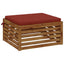 1-Stykke Sædepude SOEST 100% polyester Rød 70 x 70 x 5 cm