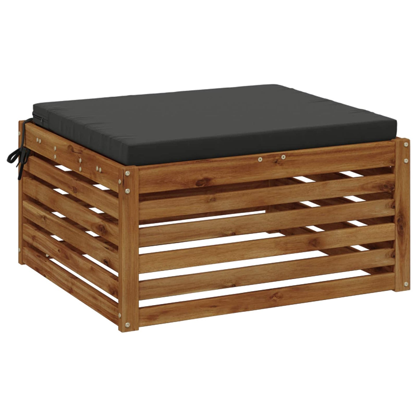 1-Stykke Sædepude SOEST 100% polyester Antracit 70 x 70 x 5 cm