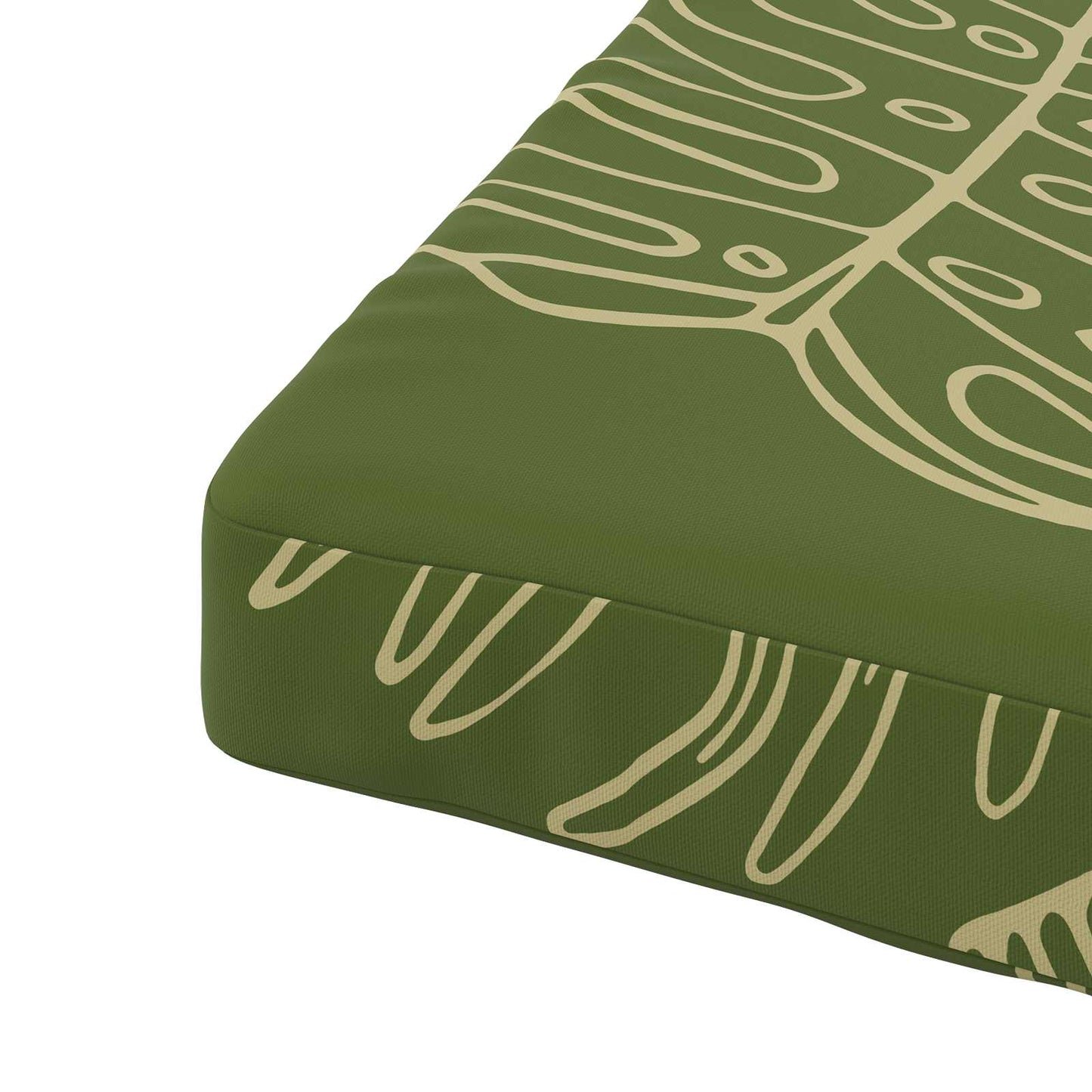 4-Stykke Sædepuder SOEST 4 stk. 100% polyester Bladdesign