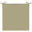 1-Stykke Sædepude SOEST 100% polyester Lys grøn 80 x 80 x 3 cm