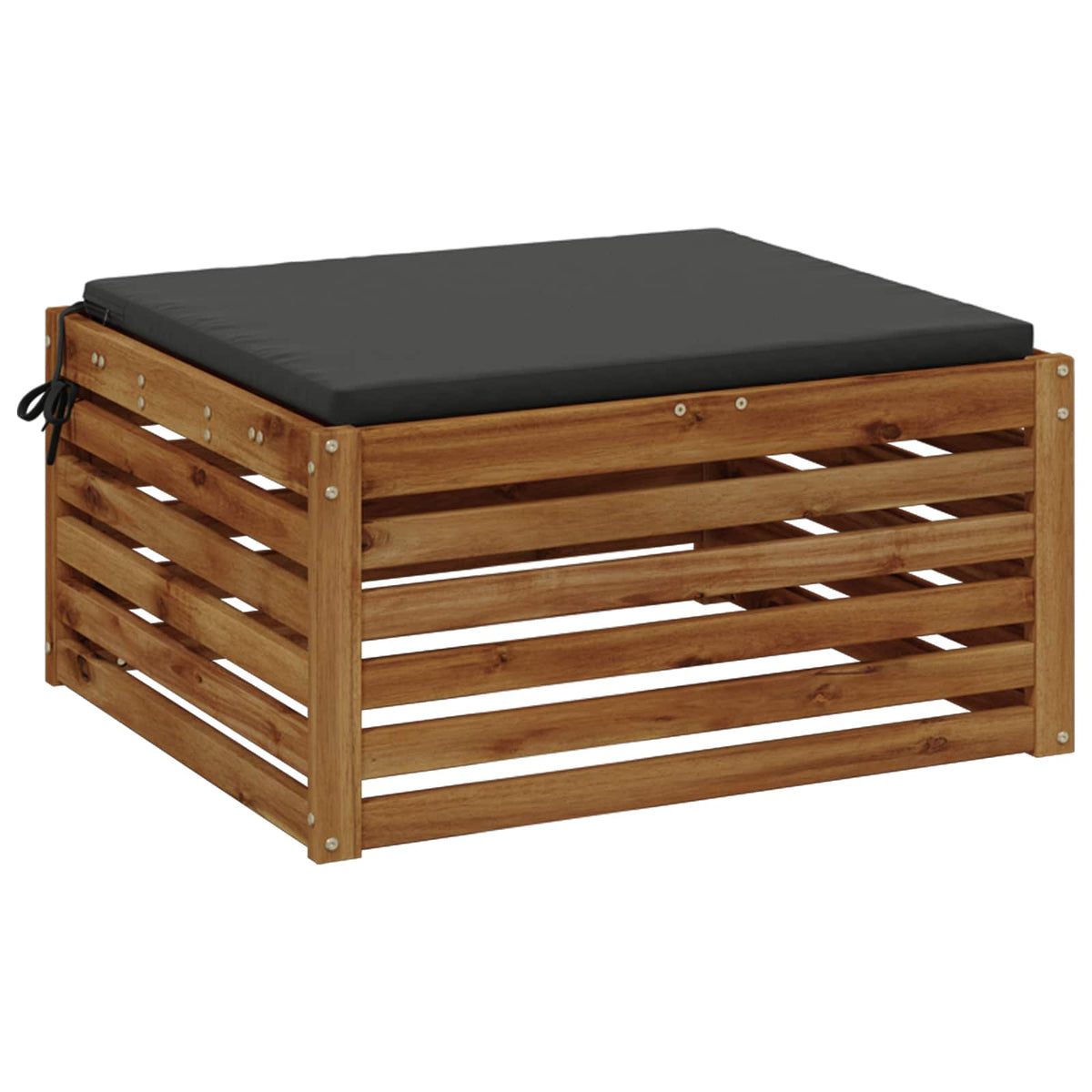 1-Stykke Sædepude SOEST 100% polyester Antracit 80 x 80 x 3 cm