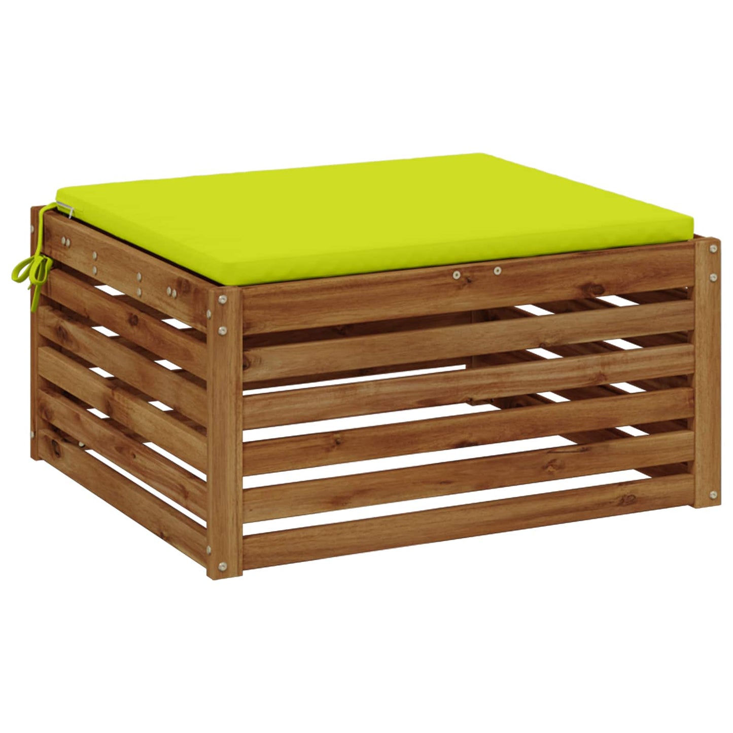 1-Stykke Sædepude SOEST 100% polyester Lys grøn 80 x 80 x 3 cm
