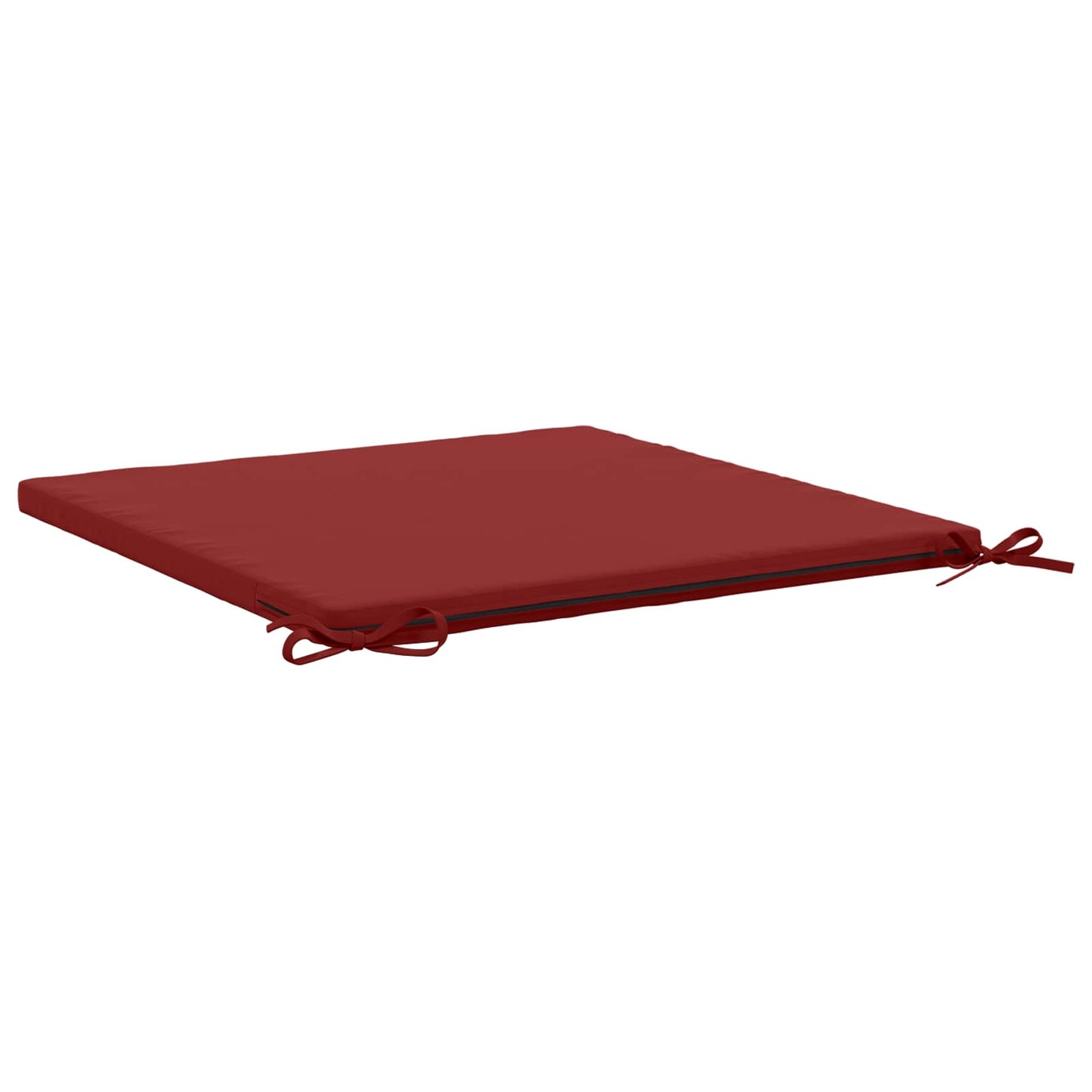 1-Stykke Sædepude SOEST 100% polyester Vinrød 80 x 80 x 3 cm