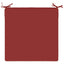 1-Stykke Sædepude SOEST 100% polyester Vinrød 80 x 80 x 3 cm